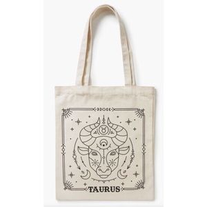 Minimalist Taurus Tote Bag